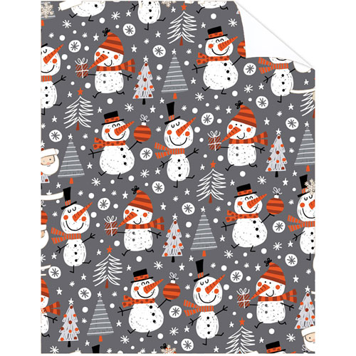 Foto de Papel Navideño Gostech 50x70cm Mono Nieve 