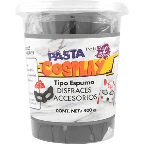 Foto de Pasta Policraft Cosplay Negro de 400G 