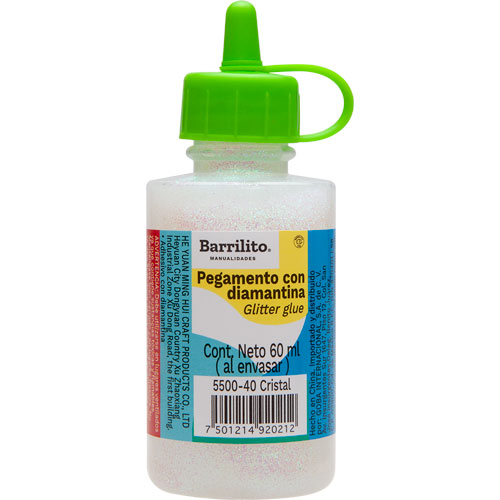 Foto de Pegamento Con Diamantina Barrilito 60Ml Cristal 