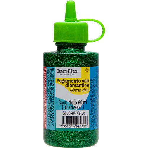 Foto de Pegamento Con Diamantina Barrilito 60Ml Verde 