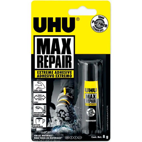 Foto de Pegamento Universal Uhu Max Repair 8G con 1 pieza 