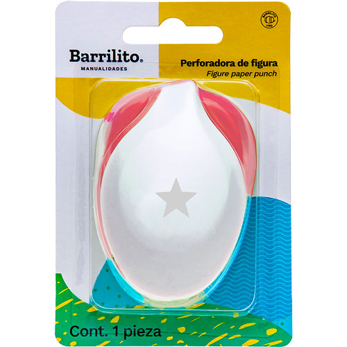 Foto de Perforadora Jumbo 50 Mm Barrilito Forma Estrella 