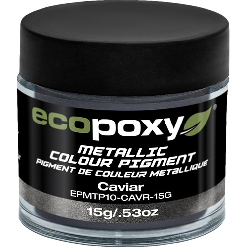 Foto de Pigmento Metálico Ecopoxy GRis Caviar 15GR EPMTP10 