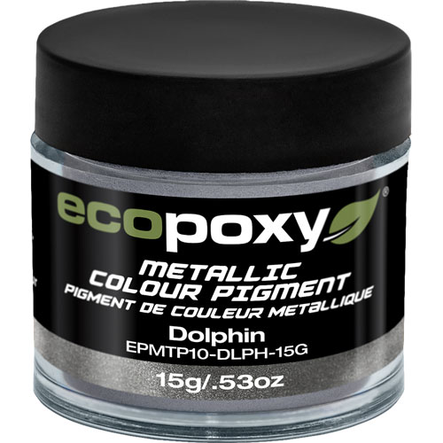 Foto de Pigmento Metálico Ecopoxy GRis Dolphin 15GR EPMTP10 