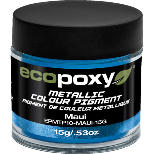 Foto de Pigmento Metálico Ecopoxy Azul Maui 15GR EPMTP10 