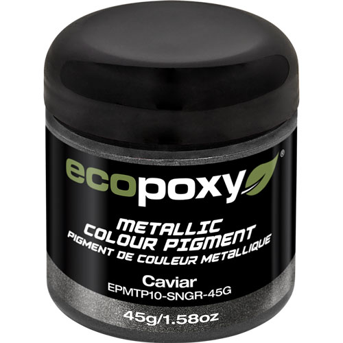 Foto de Pigmento Metálico Ecopoxy GRis Caviar 45GR EPMTP10 