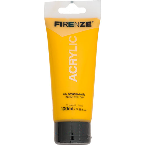 Foto de Pintura Acrílica Firenze Amarillo Indio 100 ML 