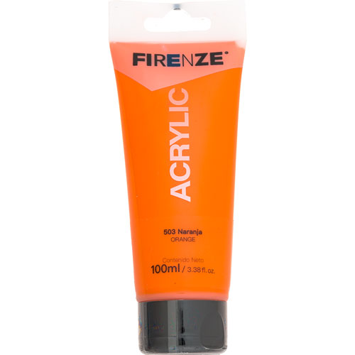 Foto de Pintura Acrílica Firenze Naranja 100 ML 