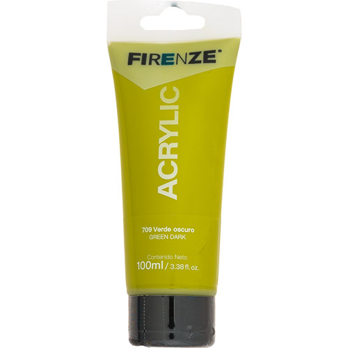 Foto de Pintura Acrílica Firenze Verde Oscuro 100 ML 