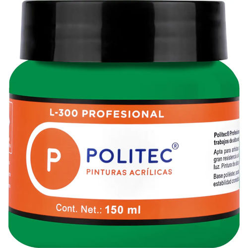 Foto de Pintura Acrilica L-300 Profesional Verde Esmeralda 150 ml 