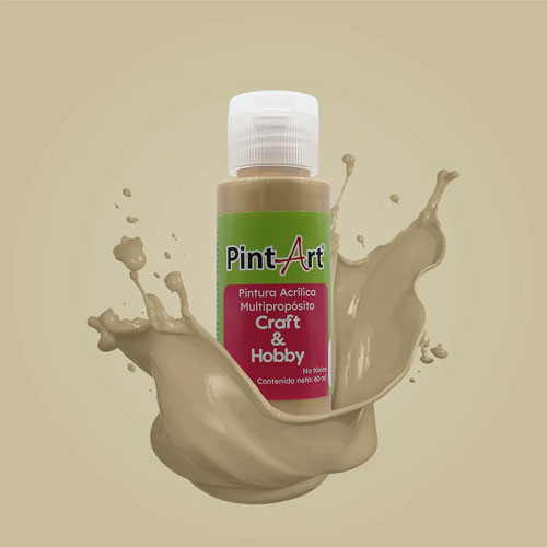 Foto de Pintura Acrílica Metálico Multipropósito 60Ml 821 Oro Imperial 