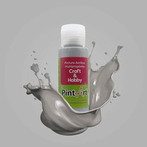 Foto de Pintura Acrílica Metálico Multipropósito 60Ml 822 Plata 