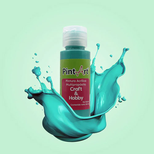 Foto de Pintura Acrílica Metálico Multipropósito 60Ml 834 Esmeralda 