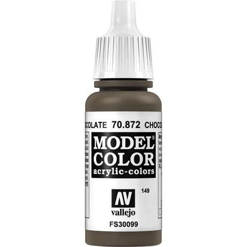 Foto de Pintura Acrílica Color Marrón Chocolate Vallejo Model 17 ML 