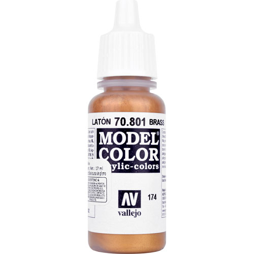 Foto de Pintura Acrílica Color Latón Vallejo Model 17 ML 