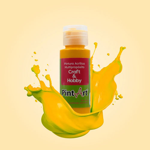 Foto de Pintura Acrílica Multipropósito 60Ml 203 Amarillo Oro 