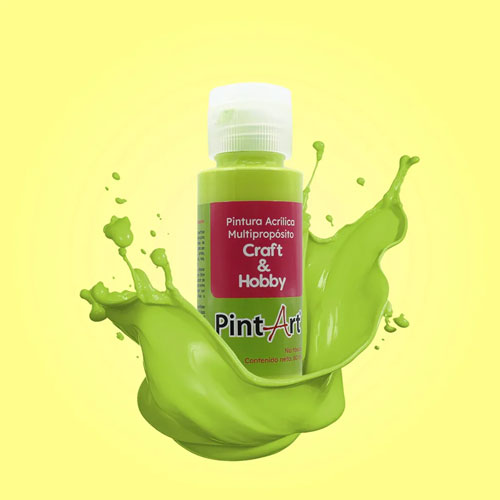 Foto de Pintura Acrílica Multipropósito 60Ml 205 Verde Manzana 