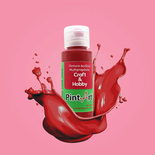 Foto de Pintura Acrílica Multipropósito 60Ml 307 Rojo 
