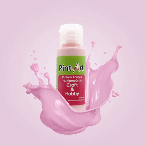 Foto de Pintura Acrílica Multipropósito 60Ml 309 Rosa Bebe 