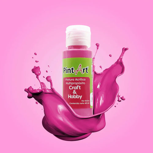 Foto de Pintura Acrílica Multipropósito 60Ml 314 Fucsia 