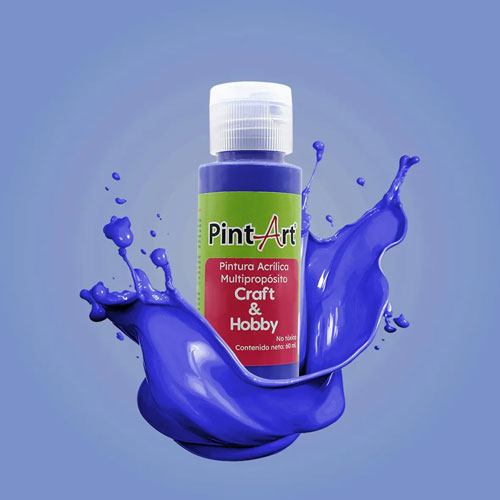 Foto de Pintura Acrílica Multipropósito 60Ml 403 Azul Ultramar 