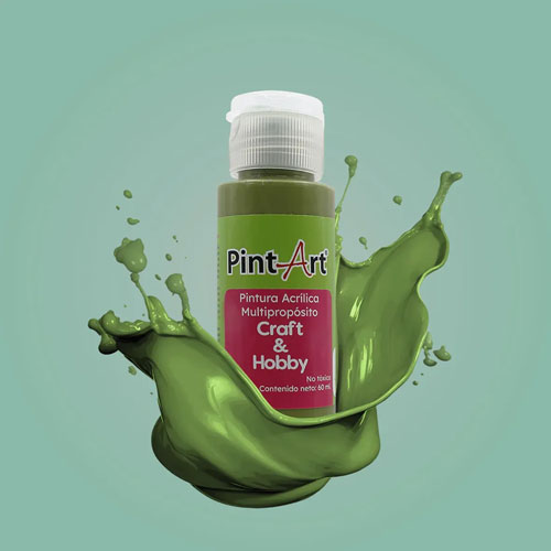 Foto de Pintura Acrílica Multipropósito 60Ml 507 Verde Oliva 