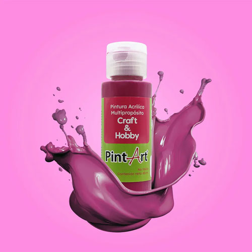 Foto de Pintura Acrílica Multipropósito 60Ml 905 Magenta 