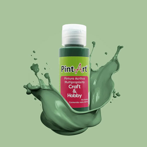 Foto de Pintura Acrílica Multipropósito 60Ml 915 Verde Oscuro 