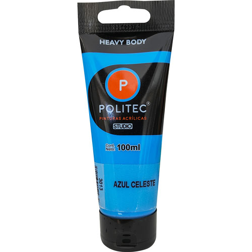 Foto de Pintura Acrilica Politec L-3000 100ml Azul Celeste 3013 