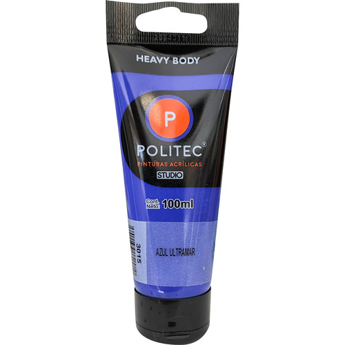 Foto de Pintura Acrilica Politec L-3000 100ml Azul Ultramar 3015 