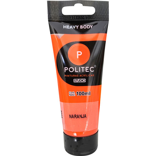 Foto de Pintura Acrilica Politec L-3000 100ml Naranja 3008 