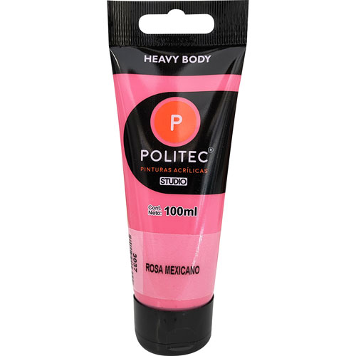 Foto de Pintura Acrilica Politec L-3000 100ml Rosa Mexicano 3037 