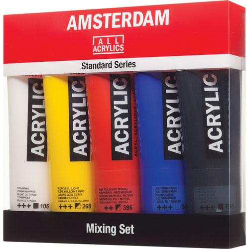 Foto de Pintura Acrilica Royal Talens Con 5 Tubos De 120Ml 