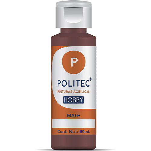 Foto de Pintura Acrilico Politec Hobby Mate Piel Africana #356 60 ml 