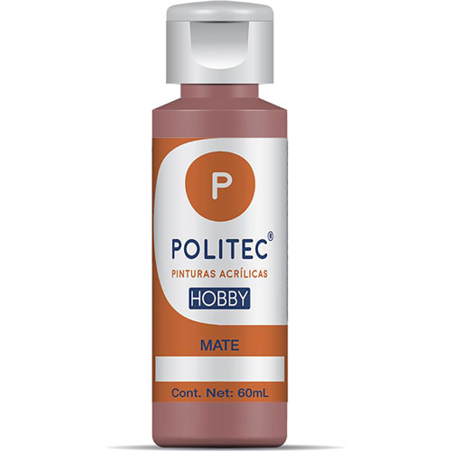 Foto de Pintura Acrilico Politec Hobby Mate Piel Mestizo #353 60 ml 