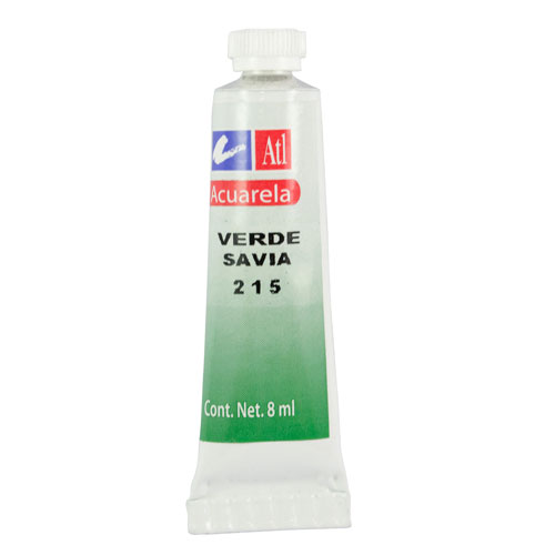 Foto de Pintura Acuarela en Tubo Verde Savia Atl 8ML 