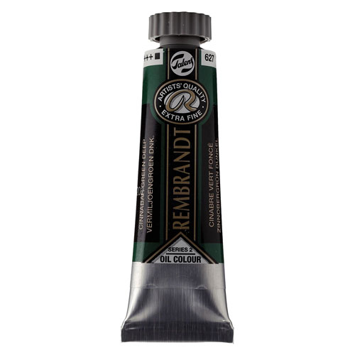 Foto de Pintura Óleo Royal Talens Rembrandt Verde Cinabrio Oscuro 40 ML 