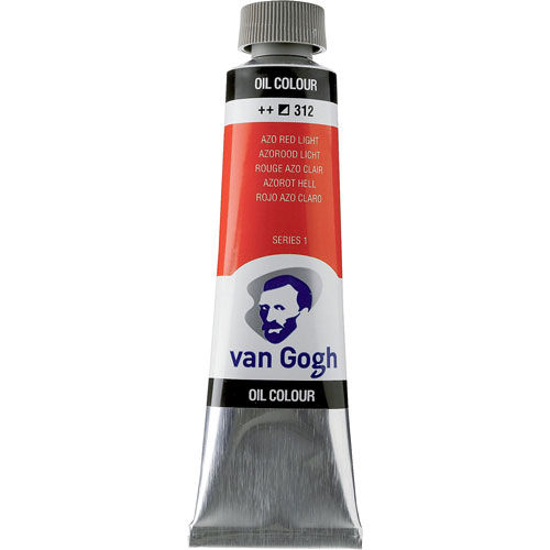 Foto de Pintura Oleo S1 40ML Rojo Azo Claro Talens Van Gogh 