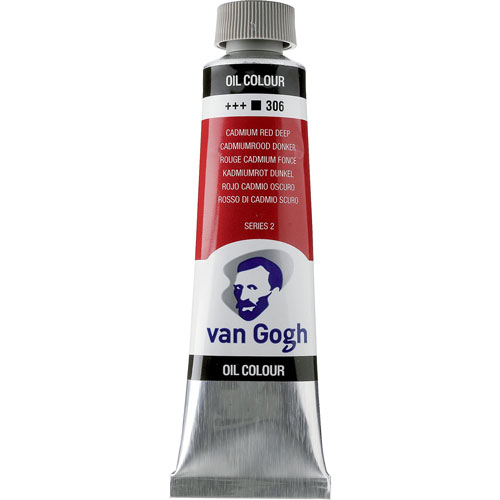 Foto de Pintura Óleo Royal Talens Van Gogh S2 40 ML Rojo Cadmio Oscuro 