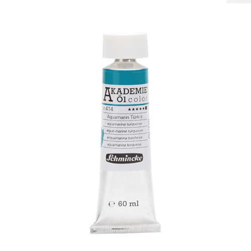 Foto de Pintura Óleo Aqua Turquesa Schmincke Akademie S1 60 ML 