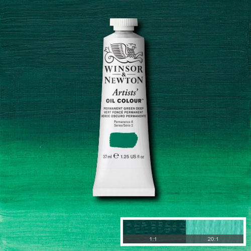 Foto de Pintura Oleo Artist S-2 37ML Verde Oscuro Permanente Winsor And Newton 