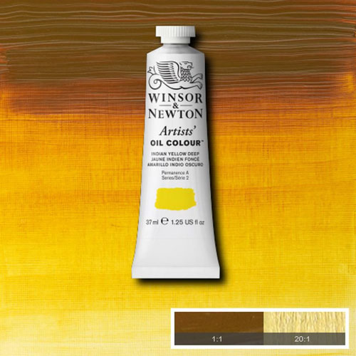 Foto de Pintura Óleo Winsor And Newton Artist S-2 37 ML Amarillo Indio Oscuro 