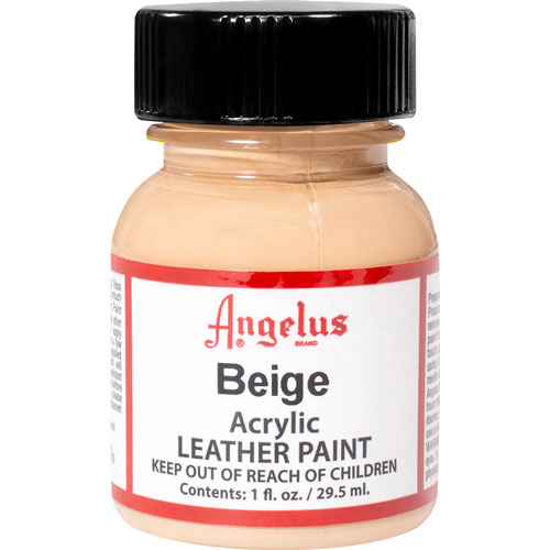 Foto de Pintura Acrílica Angelus Para Cuero Color Beige 29.5 ML 