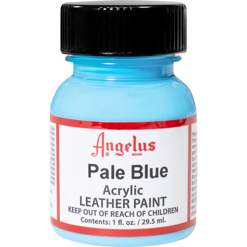 Foto de Pintura Acrílica Angelus Para Cuero Color Celeste 29.5 ML 