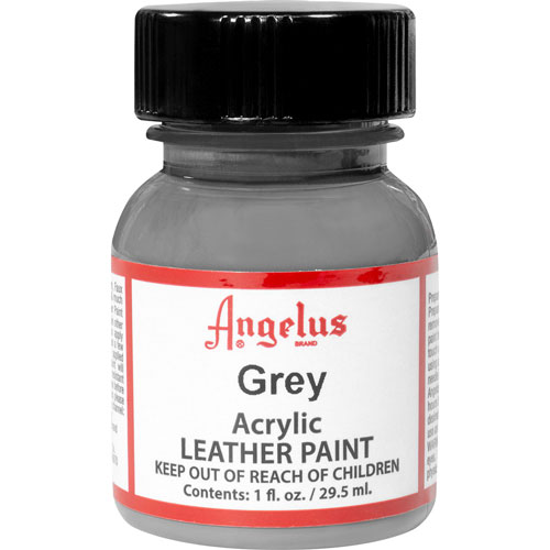Foto de Pintura Acrílica Angelus Para Cuero Color Gris 29.5 ML 