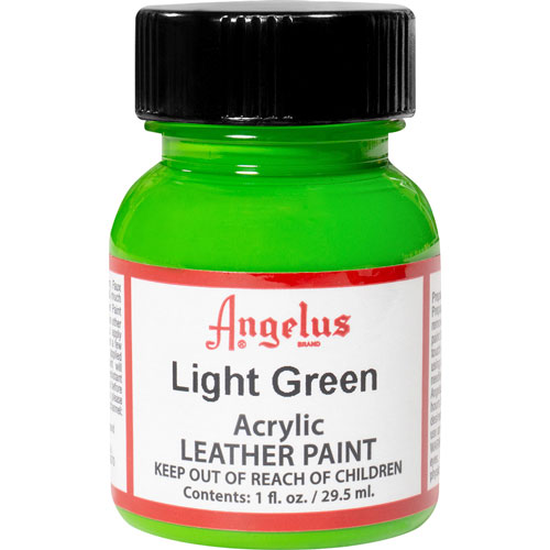 Foto de Pintura Acrílica Angelus Para Cuero Color Verde Claro 29.5 ML 