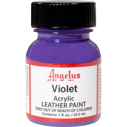 Foto de Pintura Acrílica Angelus Para Cuero Color Violeta 29.5 ML 