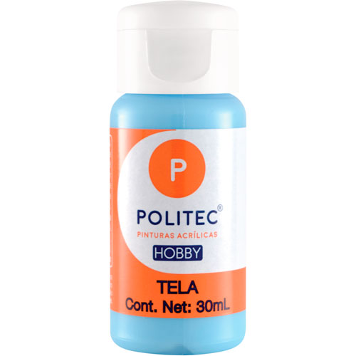 Foto de Pintura Para Tela Politec Azul Pastel 30 ML 
