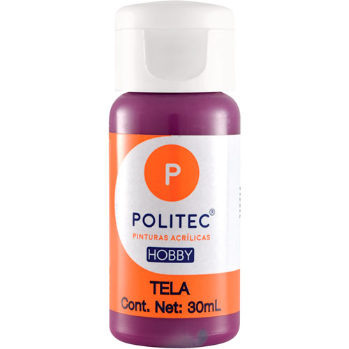 Foto de Pintura Para Tela Politec Malva 30 ML 
