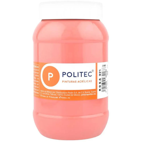 Foto de Pintura Rosa Acrilica 500 ml #321 
